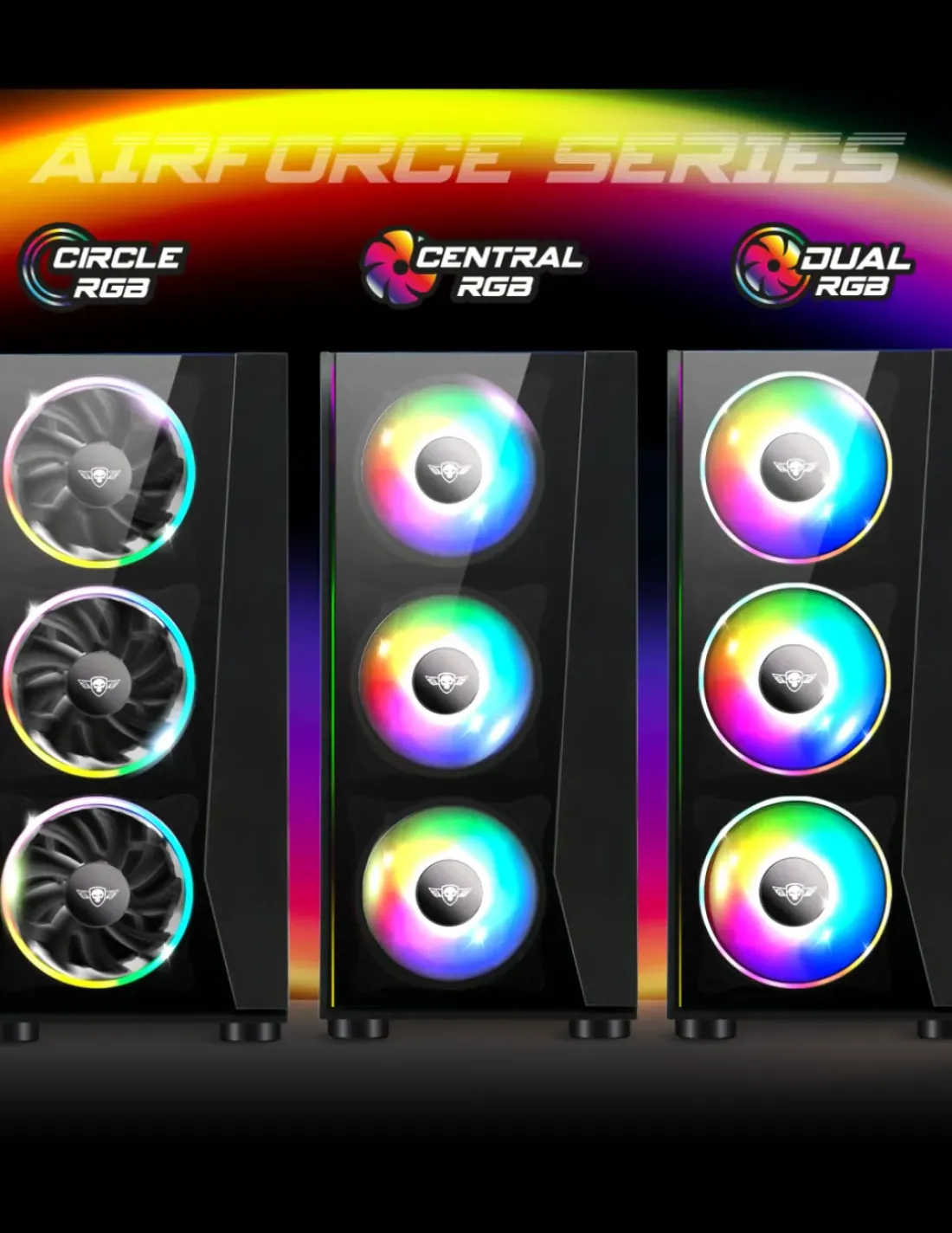 Spirit of Gamer Airforce Circle Rgb