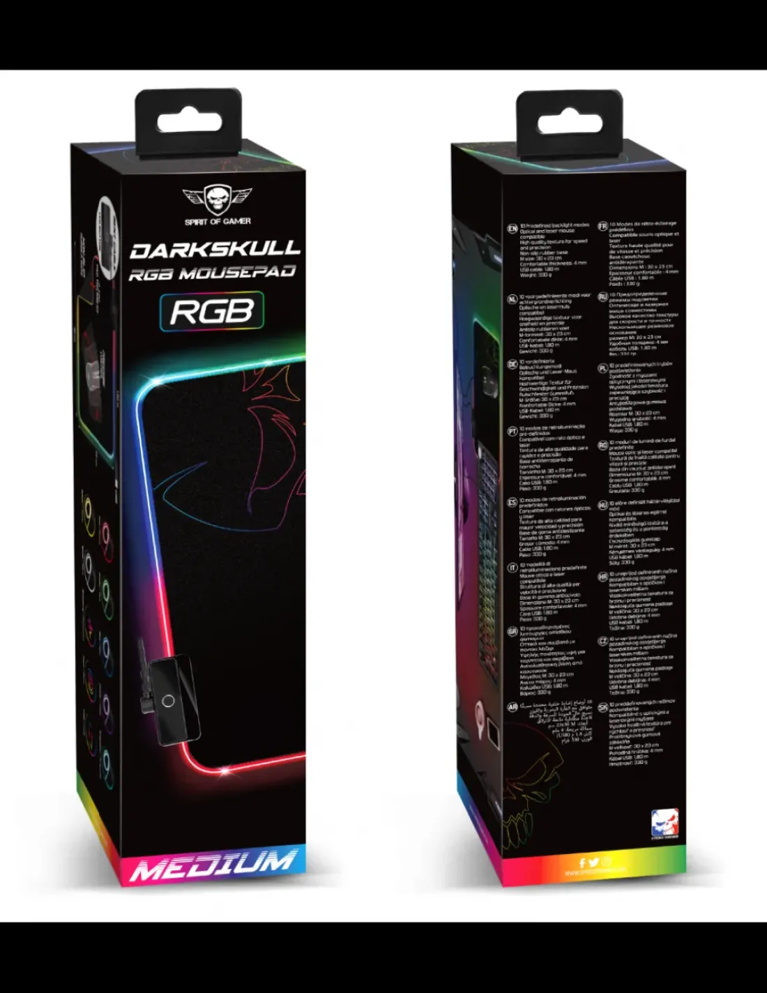 Spirit of Gamer Darkskull Rgb - M