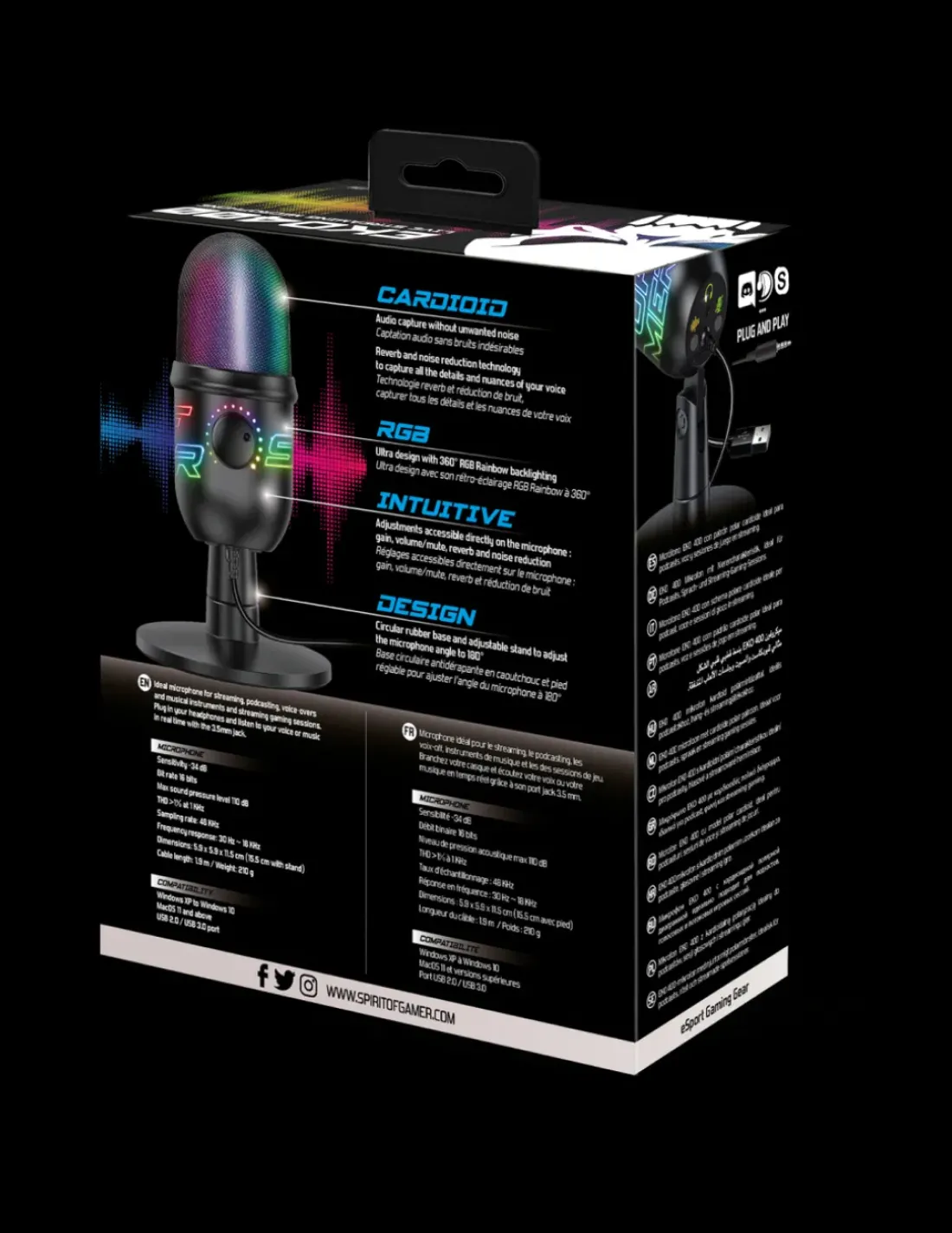 Spirit of Gamer Eko 400 Rgb
