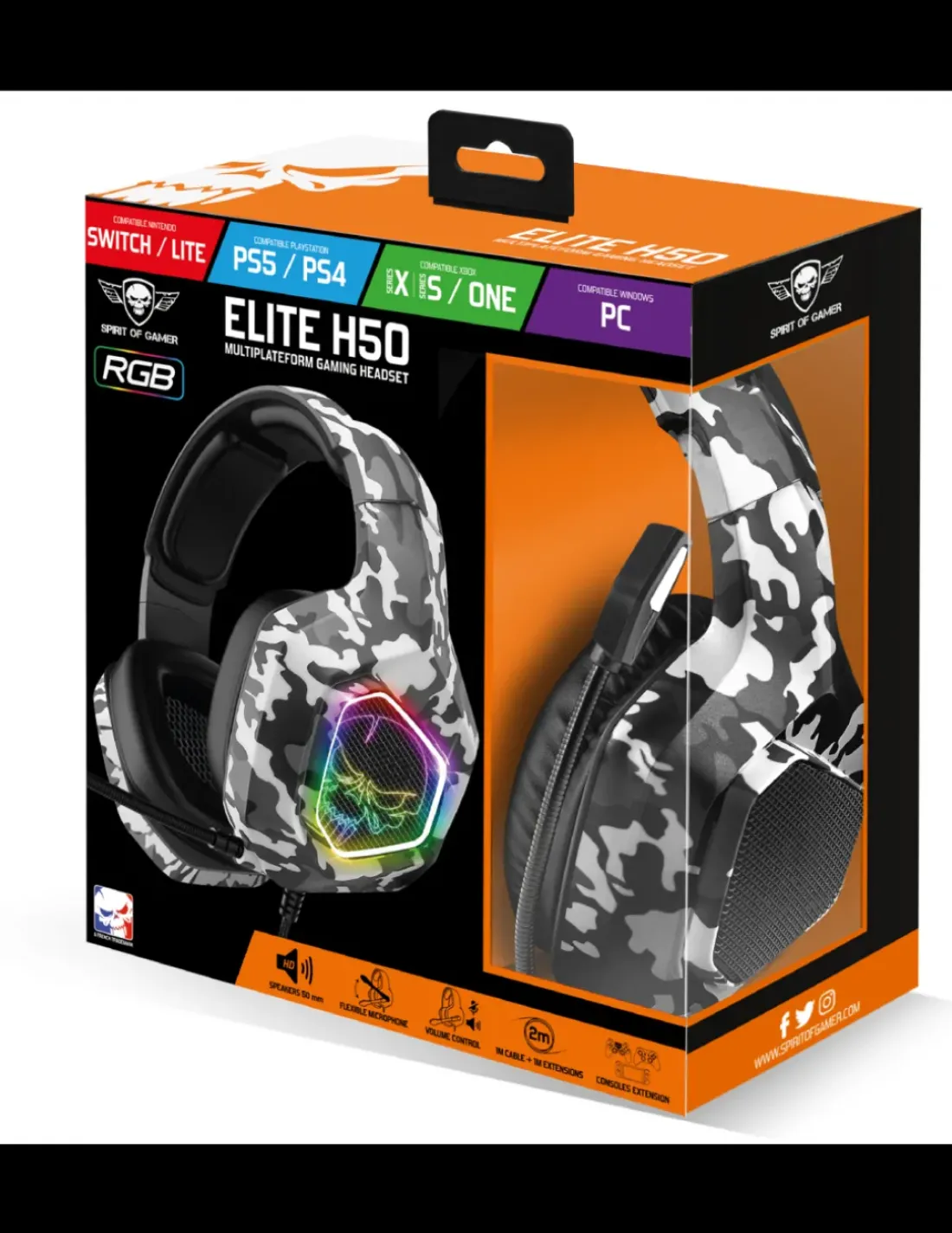 Spirit of Gamer Elite-H50 Artic Edition
