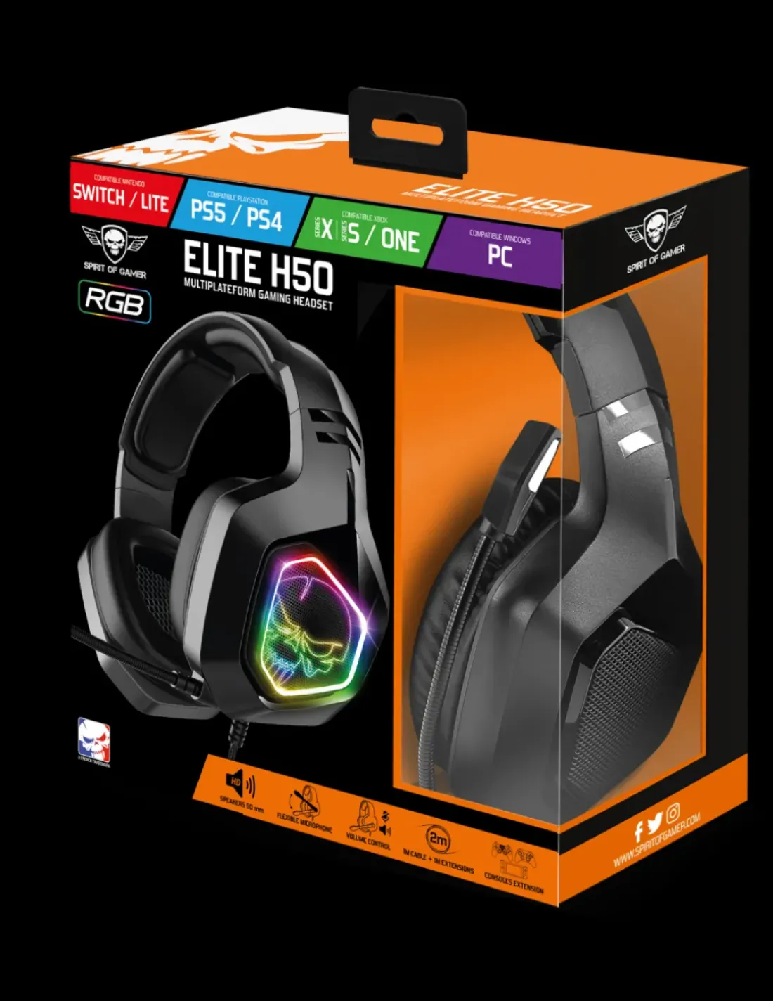 Spirit of Gamer Elite-H50 Dark Edition