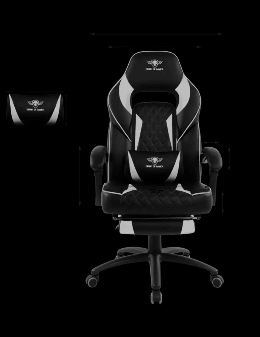 Spirit of Gamer Mustang White