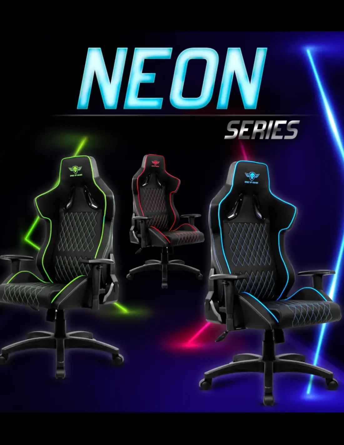 Spirit of Gamer Neon Green