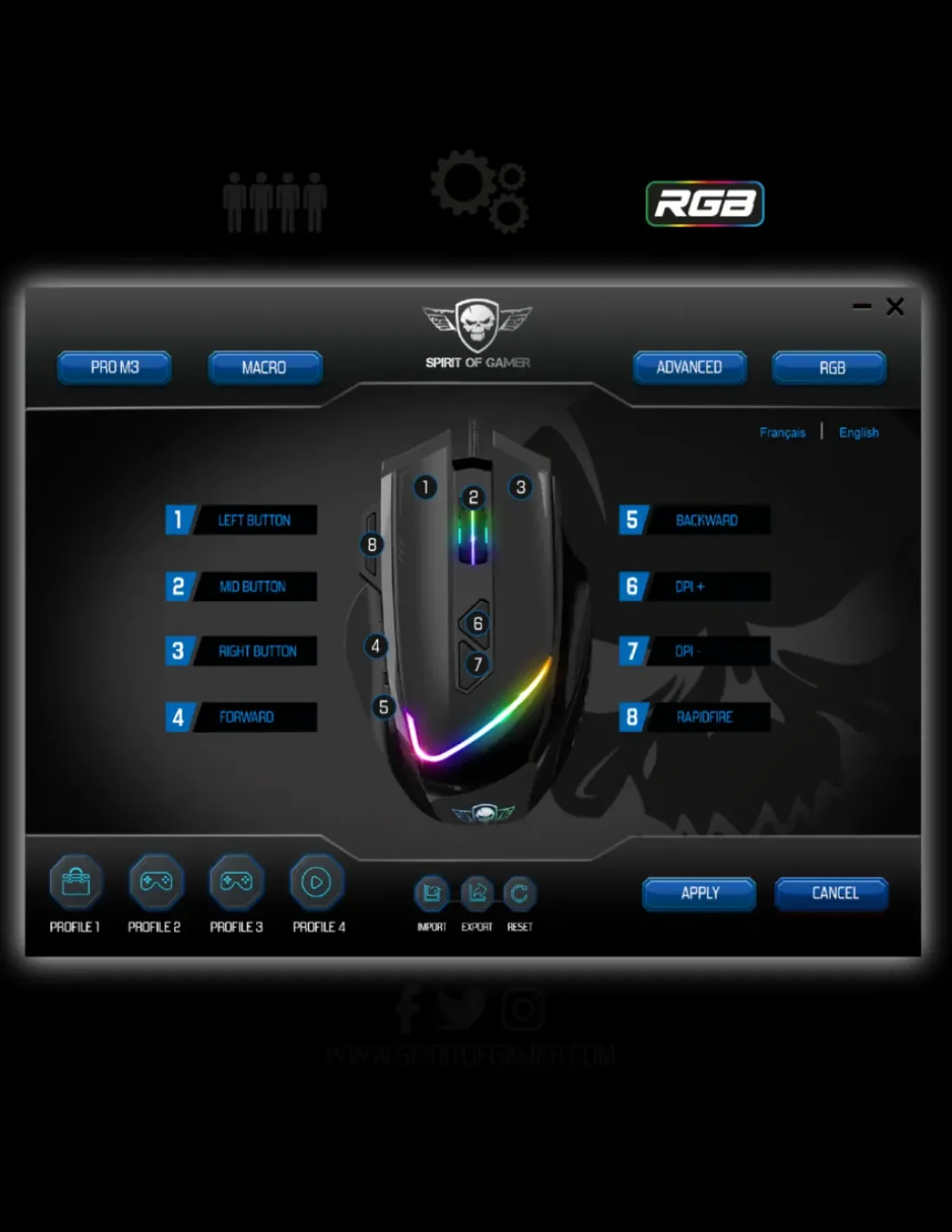 Spirit of Gamer Pro-M3 Rgb
