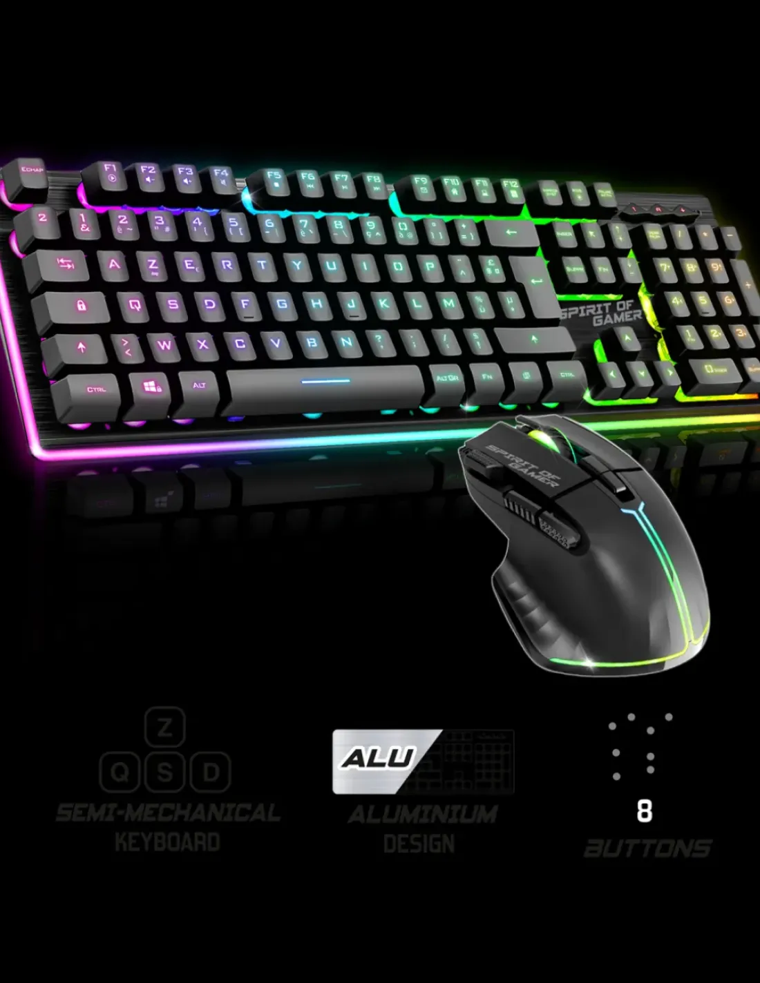 Spirit of Gamer Ultimate 600 Wireless Dark