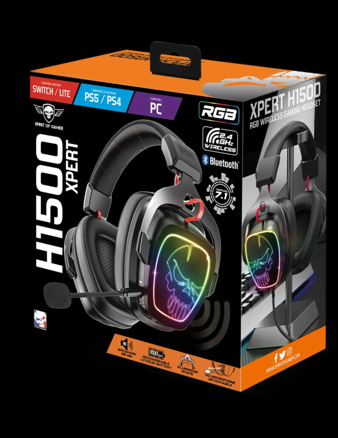 Spirit of Gamer Xpert-H1500 Wireless