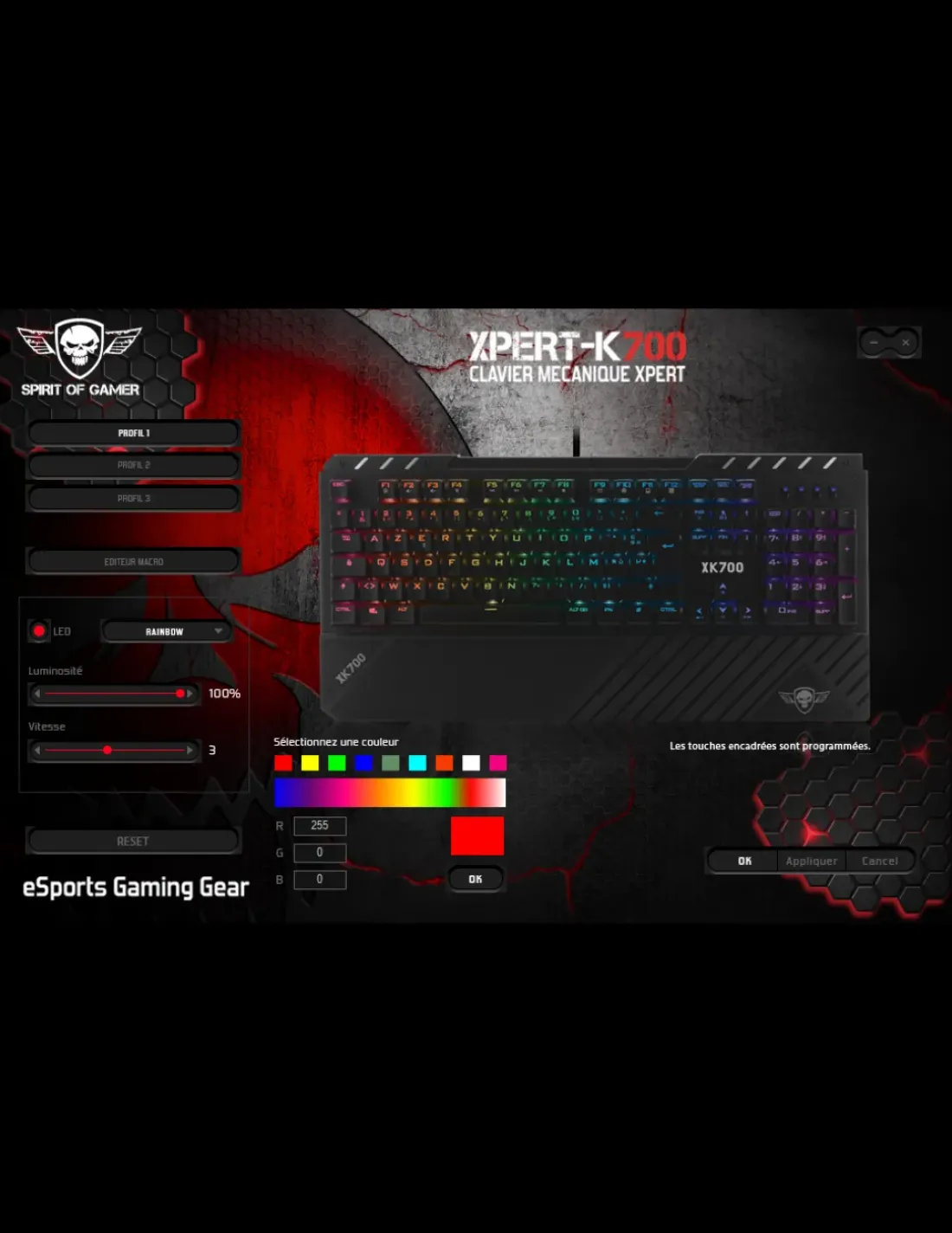 Spirit of Gamer Xpert-K700