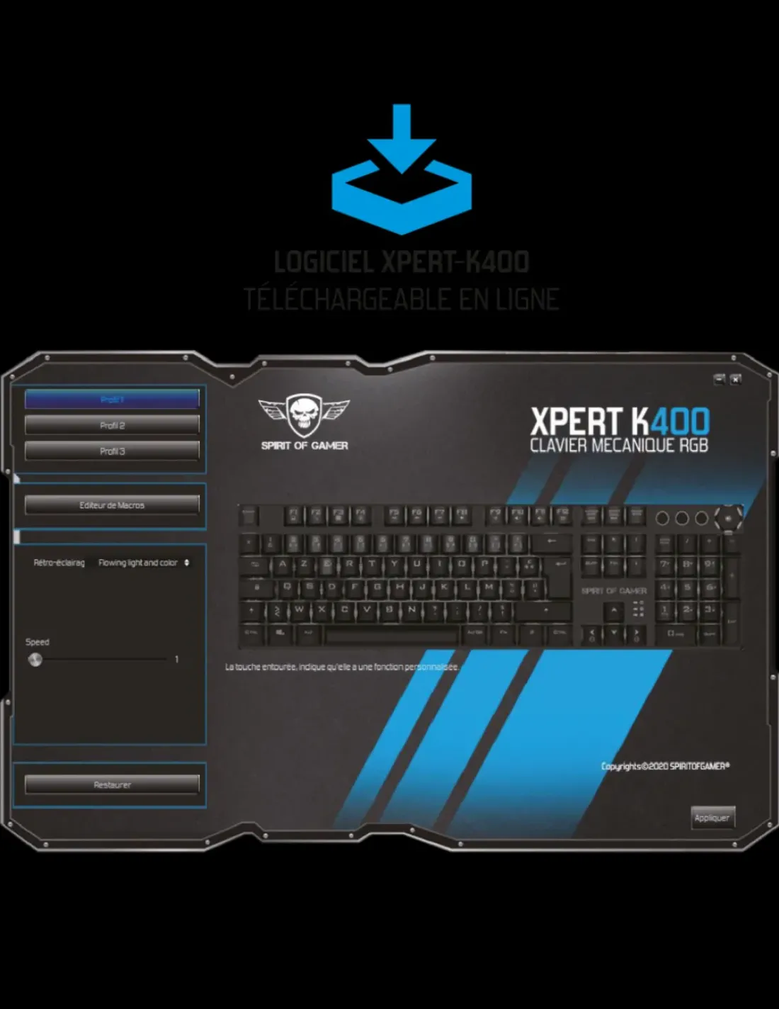 Spirit of Gamer Xpert-K400