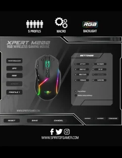 Spirit of Gamer Xpert-M200 Wireless